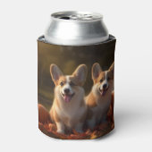 Corgi Welppy Autumn Delight Pumpkin Dosenkühler (Kanne Vorderseite)