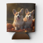 Corgi Welppy Autumn Delight Pumpkin Dosenkühler (Vorderseite)