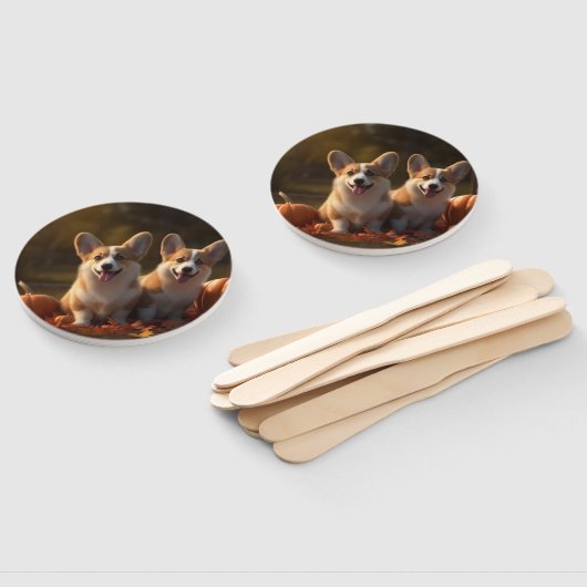 Corgi Welppy Autumn Delight Pumpkin Fächer (Non-assembled)