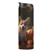 Corgi Welppy Autumn Delight Pumpkin Thermosbecher (Nach rechts gedreht)