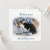 Corgi Welppy Denken Sie an Sie Karte (Vorderseite/Rückseite Beispiel)