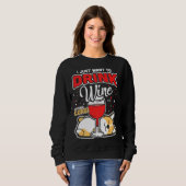 Corgi Wine Sweatshirt (Vorne ganz)