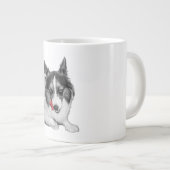 Corgi Wink in Rot Jumbo-Tasse (Vorderseite Rechts)