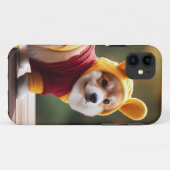 Corgi Winnie the Pooh V2 iPhone Case (Rückseite (Horizontal))