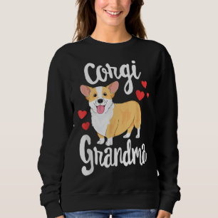 Corgi Women Girls Welppy Lover Dog Oma Geschenk Sweatshirt