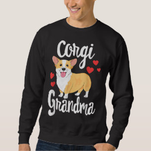 Corgi Women Girls Welppy Lover Dog Oma Geschenk Sweatshirt