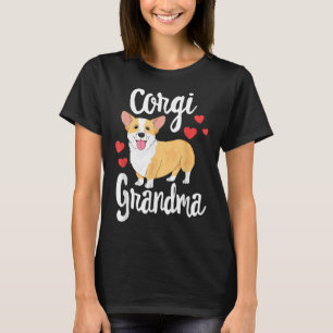 Corgi Women Girls Welppy Lover Dog Oma Geschenk T-Shirt