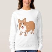 Corgi Women's Sweatshirt (Vorderseite)
