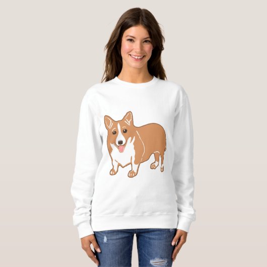 Corgi Women's Sweatshirt (Vorne ganz)
