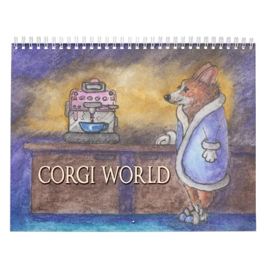 Corgi World - ein walisischer Korgi-Hundekalender Kalender (Titelbild)