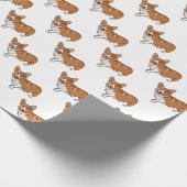Corgi Wrapping Paper Geschenkpapier (Ecke)