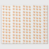Corgi Wrapping Paper Geschenkpapier (Flach)