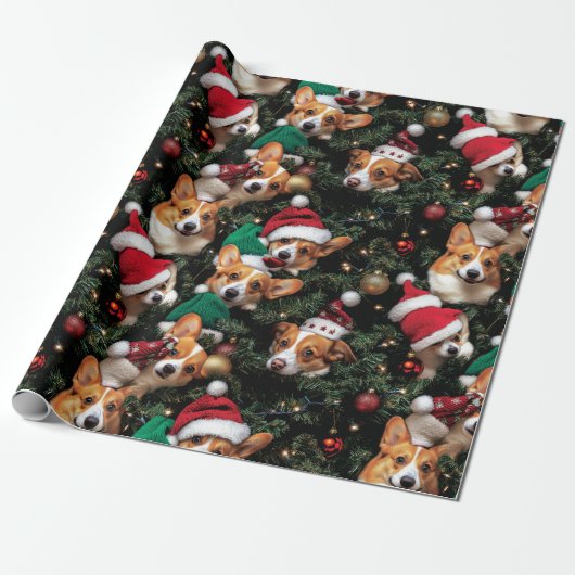 Corgi Wrapping Paper Geschenkpapier (Ungerollt)