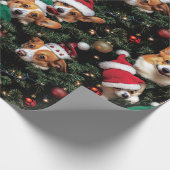 Corgi Wrapping Paper Geschenkpapier (Ecke)