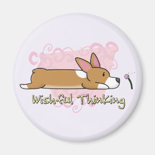 Corgi-Wunschdenken-Magnet Magnet