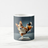 Corgi Yoga - Handstand Kaffeetasse (Mittel)