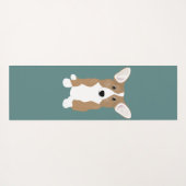 Corgi Yoga Mat Yogamatte (Rückseite (Horizontal))