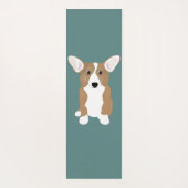 Corgi Yoga Mat Yogamatte (Rückseite)