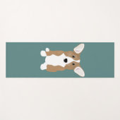 Corgi Yoga Mat Yogamatte (Vorderseite (Horizontal))