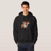 Corgi Zerberus Hoodie (Vorne ganz)