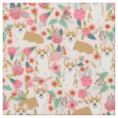 Corgiblumengewebe - Rosa Stoff (Nahaufnahme)