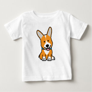 CorgiCorgis verfolgen Welpenhündchen glücklichen Baby T-shirt