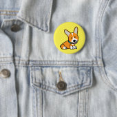 CorgiCorgis verfolgen Welpenhündchen glücklichen Button (Beispiel)