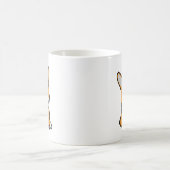 CorgiCorgis verfolgen Welpenhündchen glücklichen Kaffeetasse (Mittel)