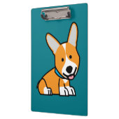 CorgiCorgis verfolgen Welpenhündchen glücklichen Klemmbrett (Links)
