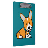 CorgiCorgis verfolgen Welpenhündchen glücklichen Klemmbrett (Rechts)
