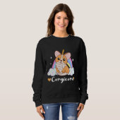 Corgicorn 1182 sweatshirt (Vorne ganz)