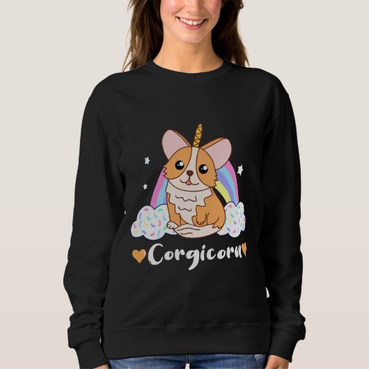 Corgicorn 1182 sweatshirt (Vorderseite)