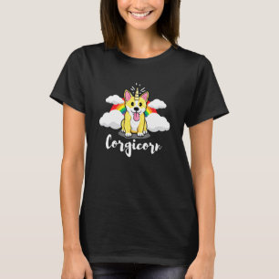 Corgicorn Corgi Einhorn Mischung T-Shirt