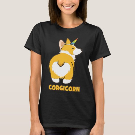 Corgicorn Essential T-Shirt (Vorderseite)