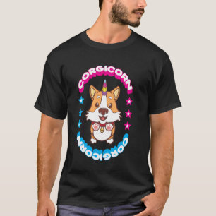 Corgicorn Süßes Corgi-Einhorn-Design T-Shirt