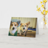 Corgidr. und -krankenschwester erhalten gut bald! karte (Gelbe Blume)
