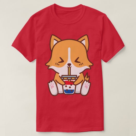 Corgie Bubble Tee 4. Juli USA Patrioti (Design vorne)