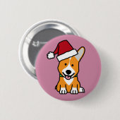 Corgihundewelpe Button (Vorne & Hinten)