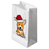 Corgihundewelpe Kleine Geschenktüte (Vorderseite Schrägansicht)