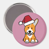 Corgihundewelpe Magnet (Vorderseite/Rückseite)