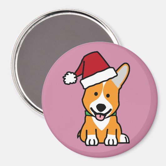 Corgihundewelpe Magnet (Vorderseite/Rückseite)