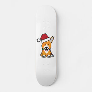 Corgihundewelpe Skateboard
