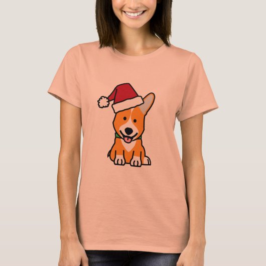 Corgihundewelpe T-Shirt (Vorderseite)