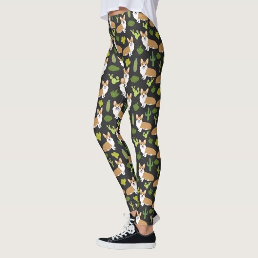 Corgikaktus - dunkle Corgikaktus-Leggings Leggings (Links)