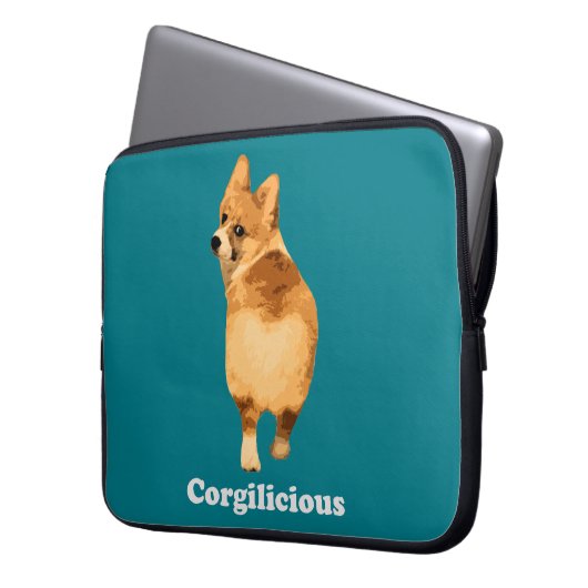 Corgilious Laptopschutzhülle (Vorderseite Links)