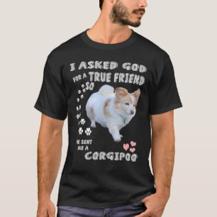 Corgipoo Cockerpoo Mama Corgi Poodle Vater Corgipo T-Shirt