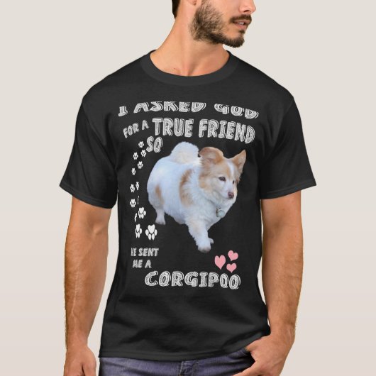 Corgipoo Cockerpoo Mutter Corgi Poodle Vater Corgi T-Shirt (Vorderseite)