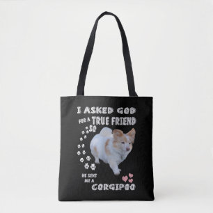 Corgipoo Lover, Cockerpoo Mama, Corgi Poodle Vater Tasche
