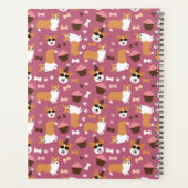 Corgis and Cupcakes Cute Funny Weekly Monthly Planer (Rückseite)