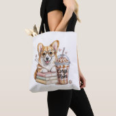Corgis Bücher und Eiskaffee für Hunde Tasche (Von Nahem)